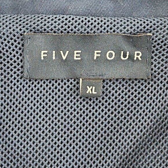 Five Four Barn Jacket Men's XL Navy Corduroy Collar Full Zip EUC Utility Chore - Picture 5 of 14